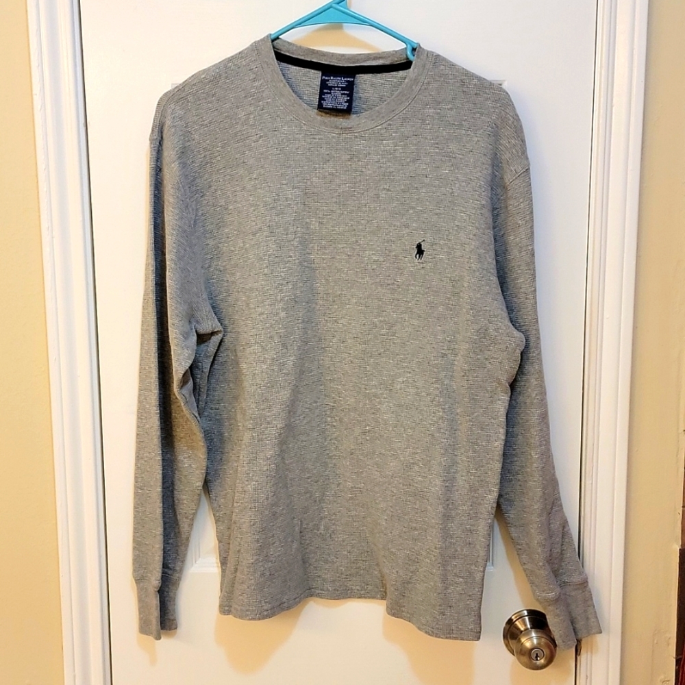 Polo gray thermal shirt size L large